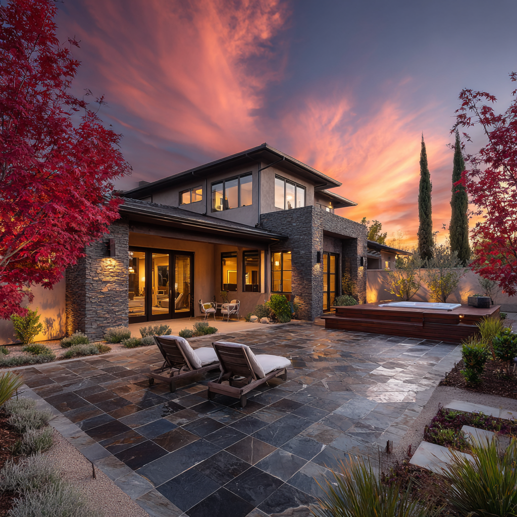 Luxury treatment facility common area